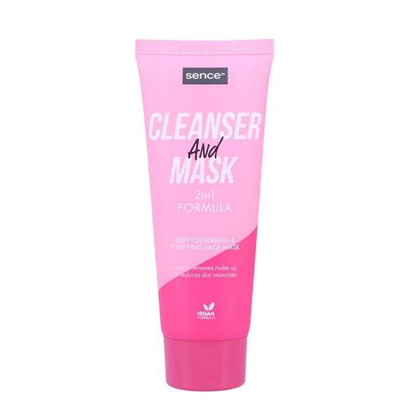 

Очищающее средство + маска для лица Cleanser And Mask Sence Beauty, 100 ml