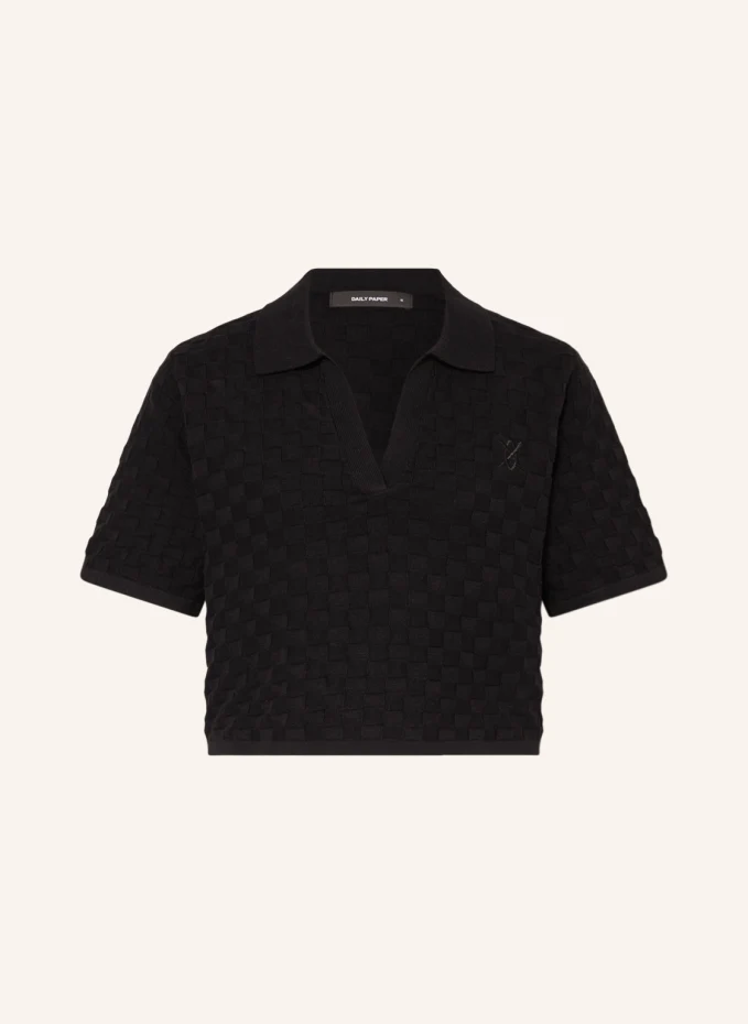 

Трикотажная рубашка патти Daily Paper, черный