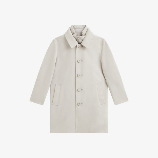 

Тканый макинтош Perrin с внутренней застежкой, 3–14 лет Reiss, серый