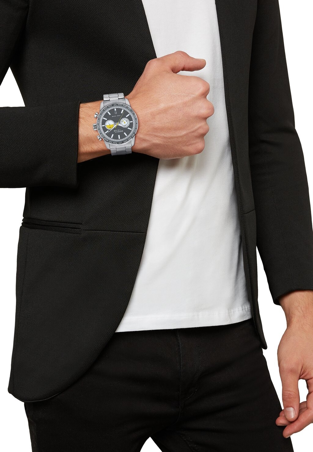 

Хронограф Zone Breil, цвет acciaio-grigio