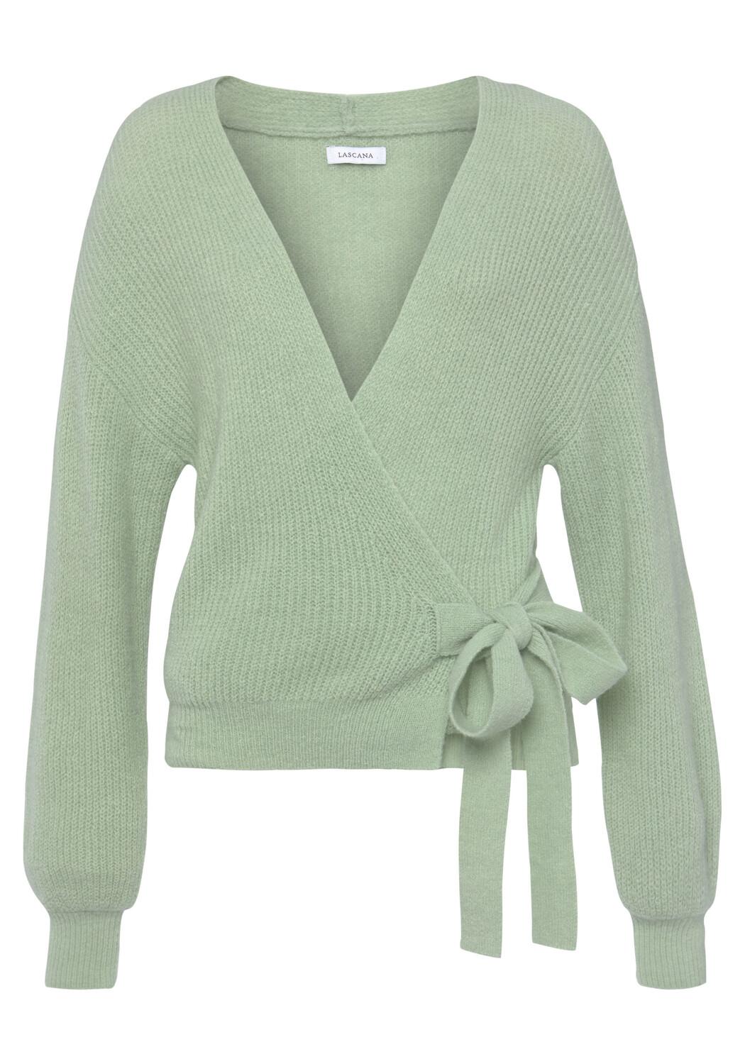 

Толстовка LASCANA Wickelstrickjacke, мятный