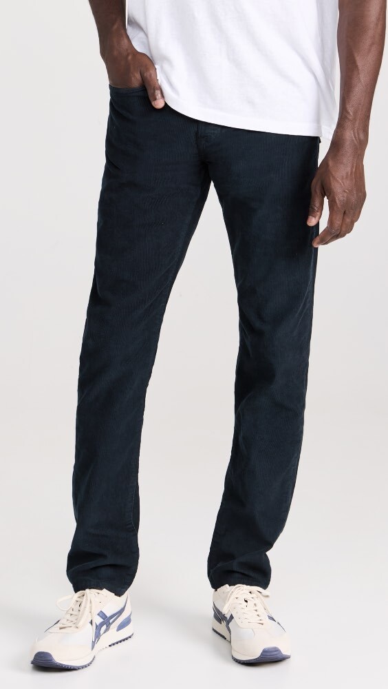 

Брюки FRAME L'Homme Slim Corduroy, нави