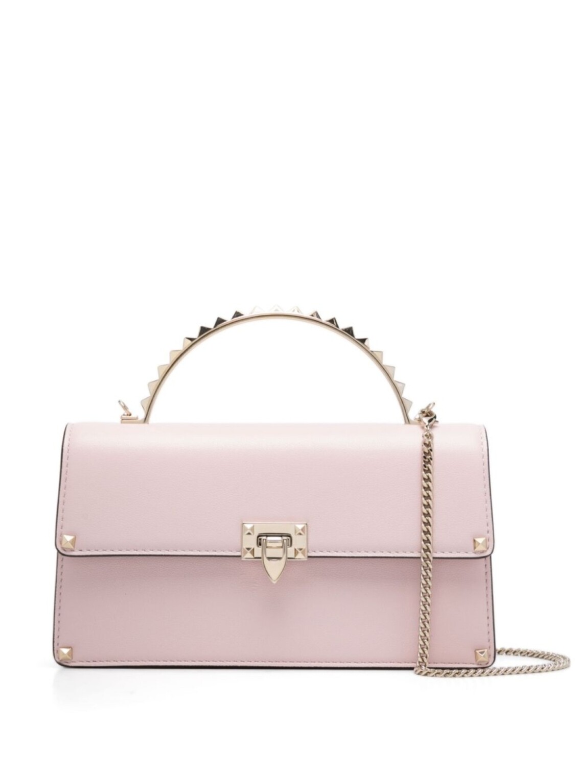 

Сумка-тоут Rockstud Valentino Garavani, розовый