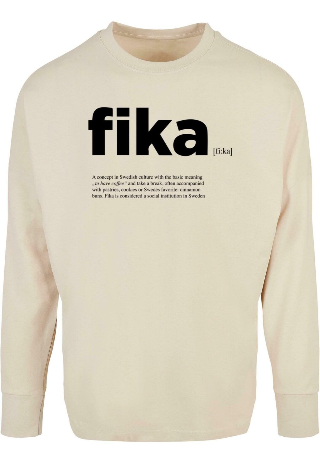 

Рубашка с длинным рукавом FIKA DEFINITION Mister Tee, цвет sand