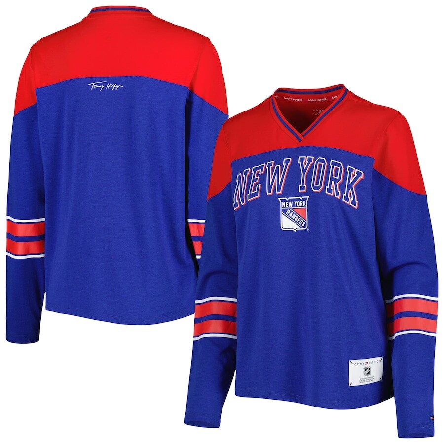 

Футболка с длинным рукавом Tommy Hilfiger New York Rangers, синий