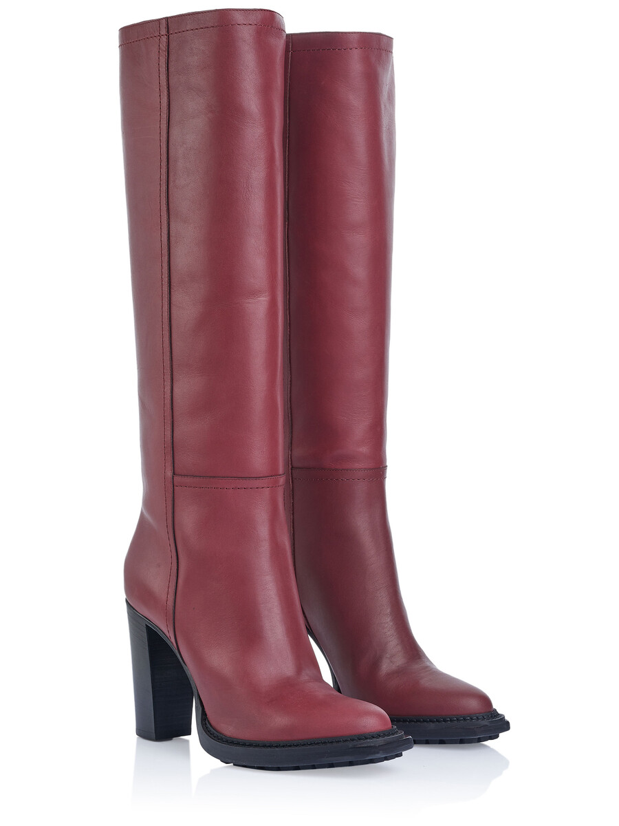 

Ботинки Pollini, бордовый
