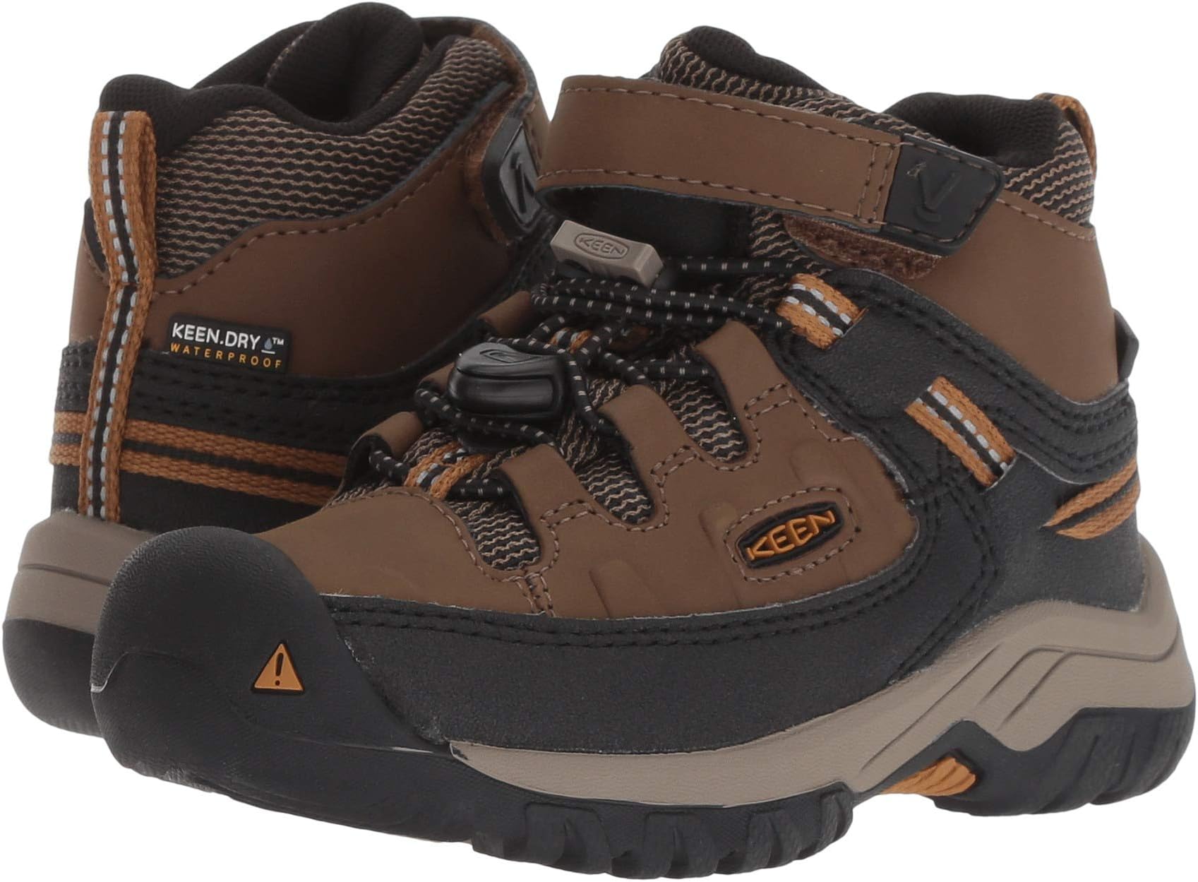 

Походная обувь Targhee Mid WP KEEN, цвет Dark Earth/Golden Brown