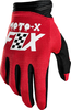 Перчатки для мотокросса Dirtpaw CZAR FOX, красный перчатки для мотокросса dirtpaw 2023 fox неоново желтый