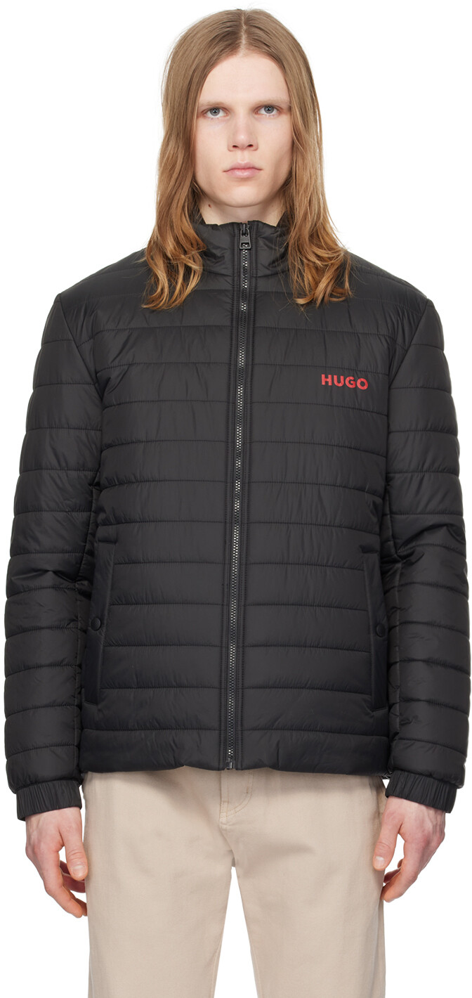 

Черная водоотталкивающая куртка Hugo, цвет Black