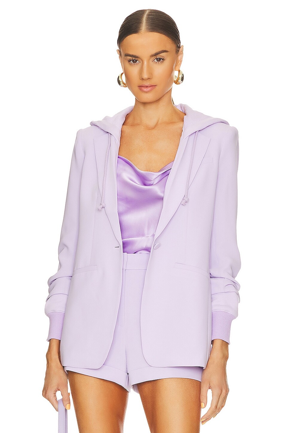 

Куртка Cinq a Sept Hooded Khloe, цвет Lilac Wine