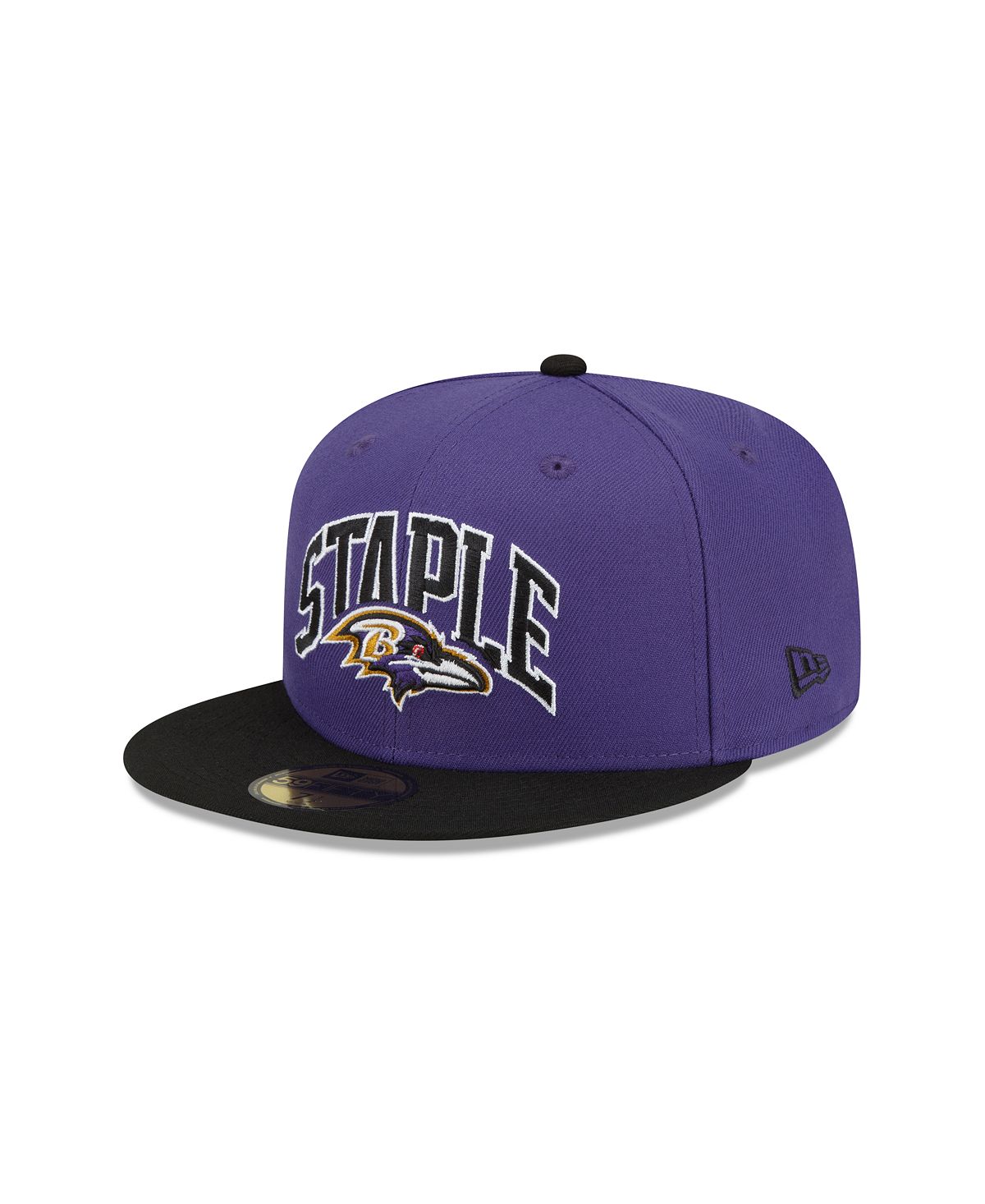 

Мужская облегающая шляпа X Staple Purple, Black Baltimore Ravens Pigeon 59Fifty New Era