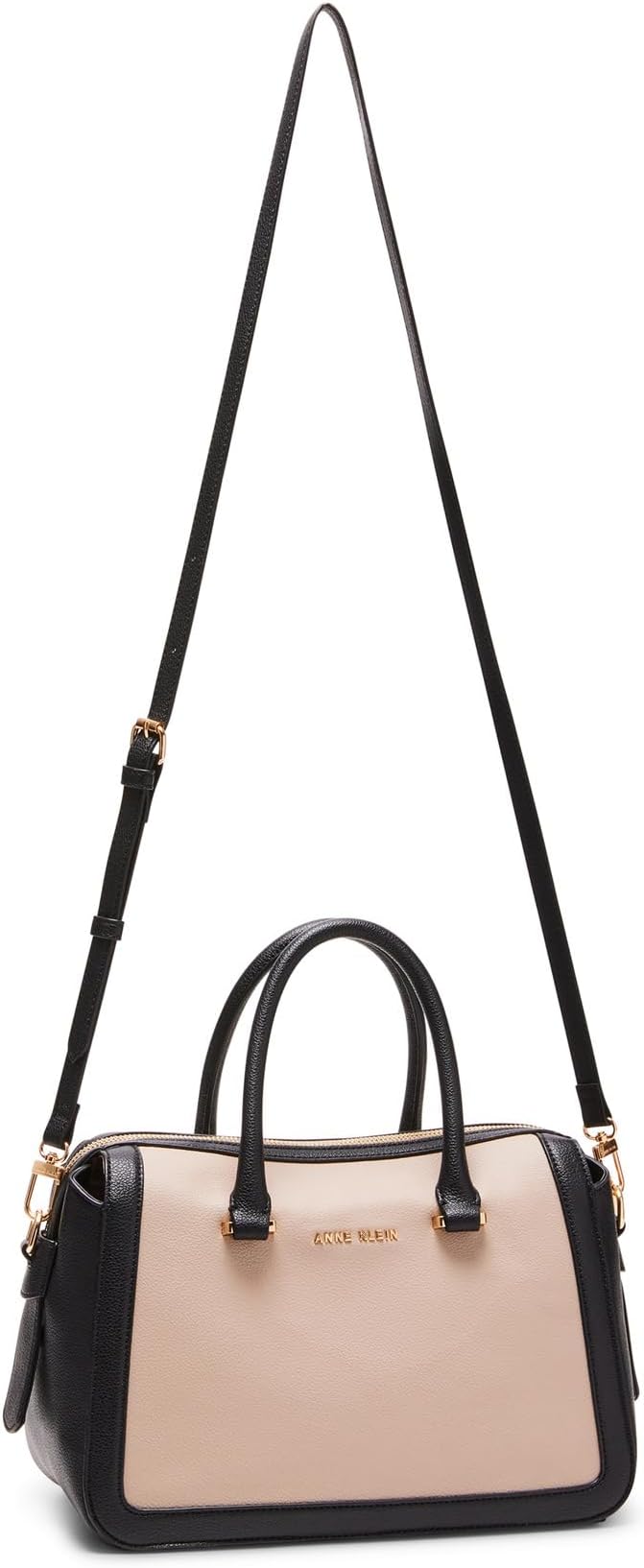 

Сумка Mini Top-Handle Crossbody Anne Klein, цвет Stone- black