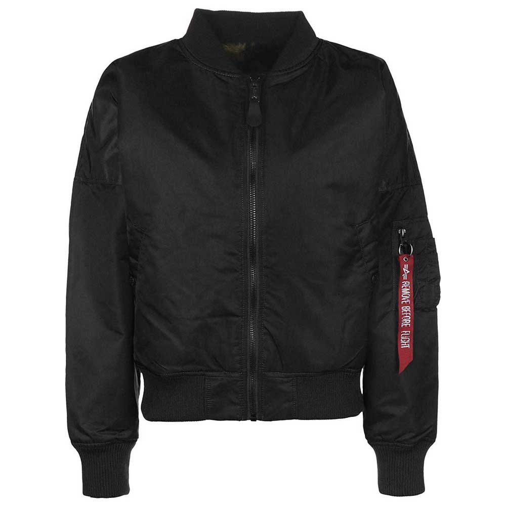 Куртка Alpha Industries MA-1 OS Reversible Fur, черный