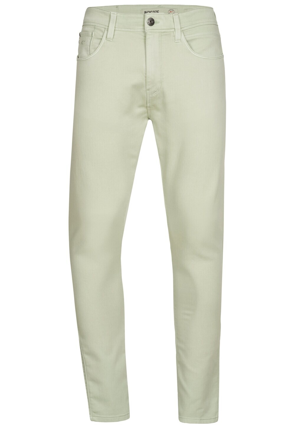 Джинсы узкого кроя INDICODE JEANS Milos, пастельно-зеленый