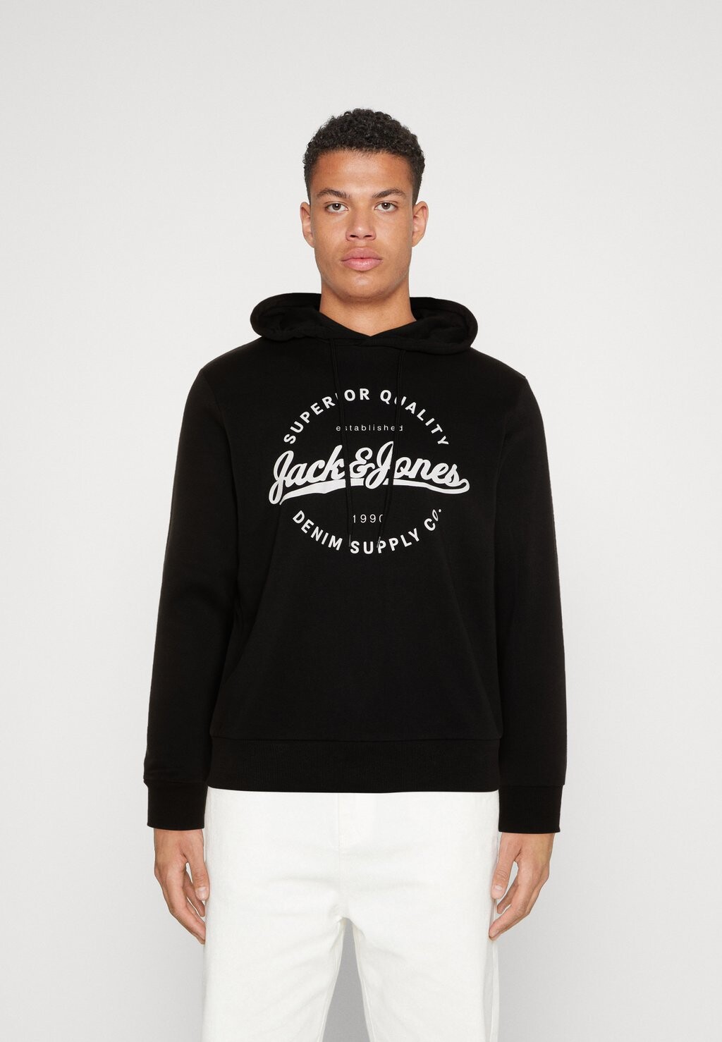 

Толстовка JJSTANLI HOOD Jack & Jones, черный