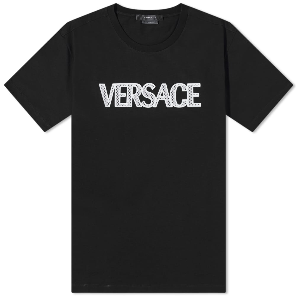 

Футболка с логотипом Versace, черный