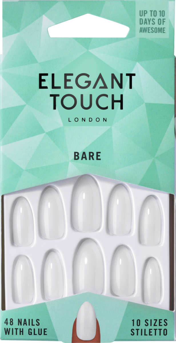 цена Накладные ногти Bare Nails Stiletto 1 шт. Elegant Touch