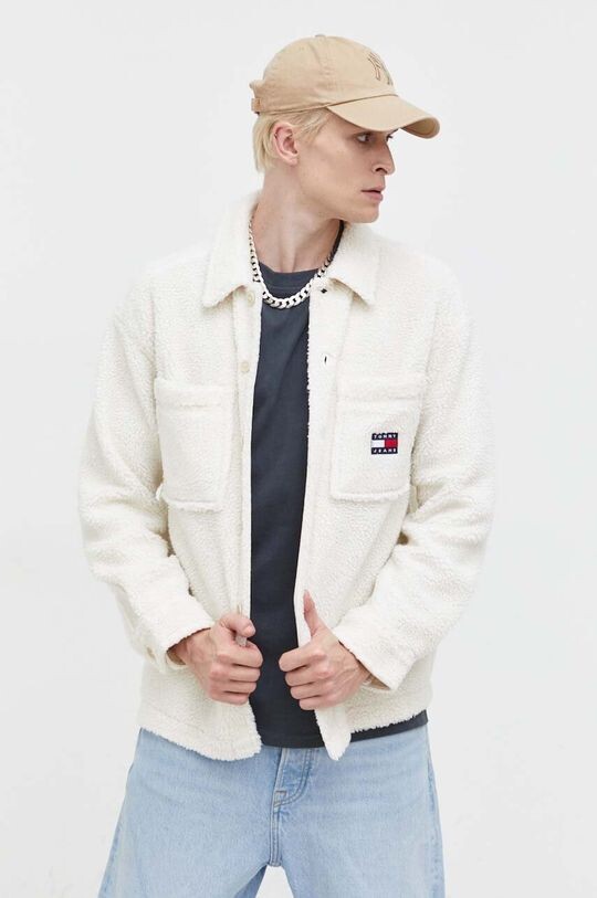 

Рубашка Томми Джинс Tommy Jeans, бежевый