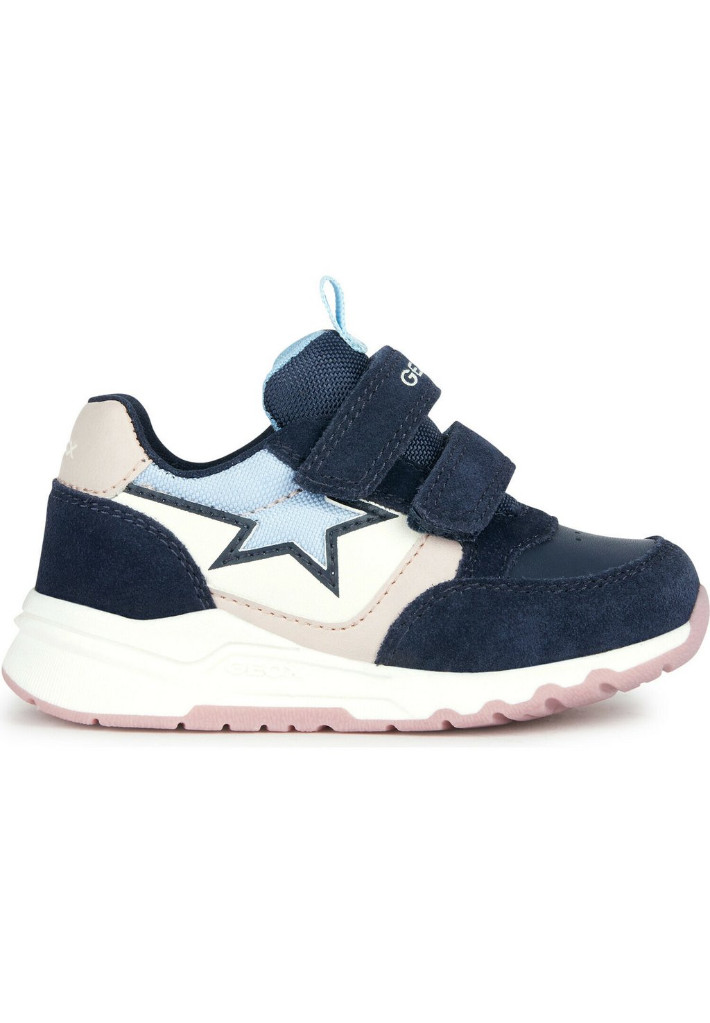 

Туфли First Steps B Pyrip Geox, цвет dark navy light rose