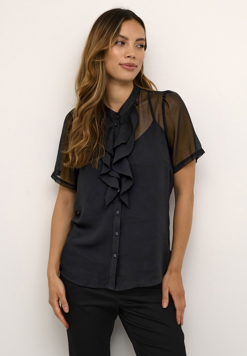 Блузка-рубашка CUCHEILA SS Culture, цвет black