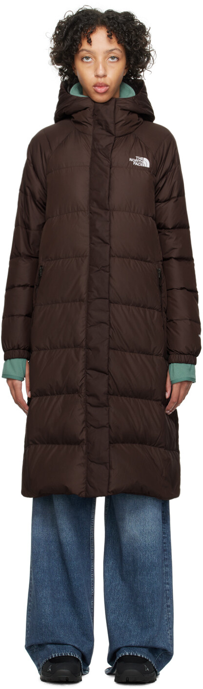 

Коричневое пуховое пальто The North Face с гидреналитом, Коричневый