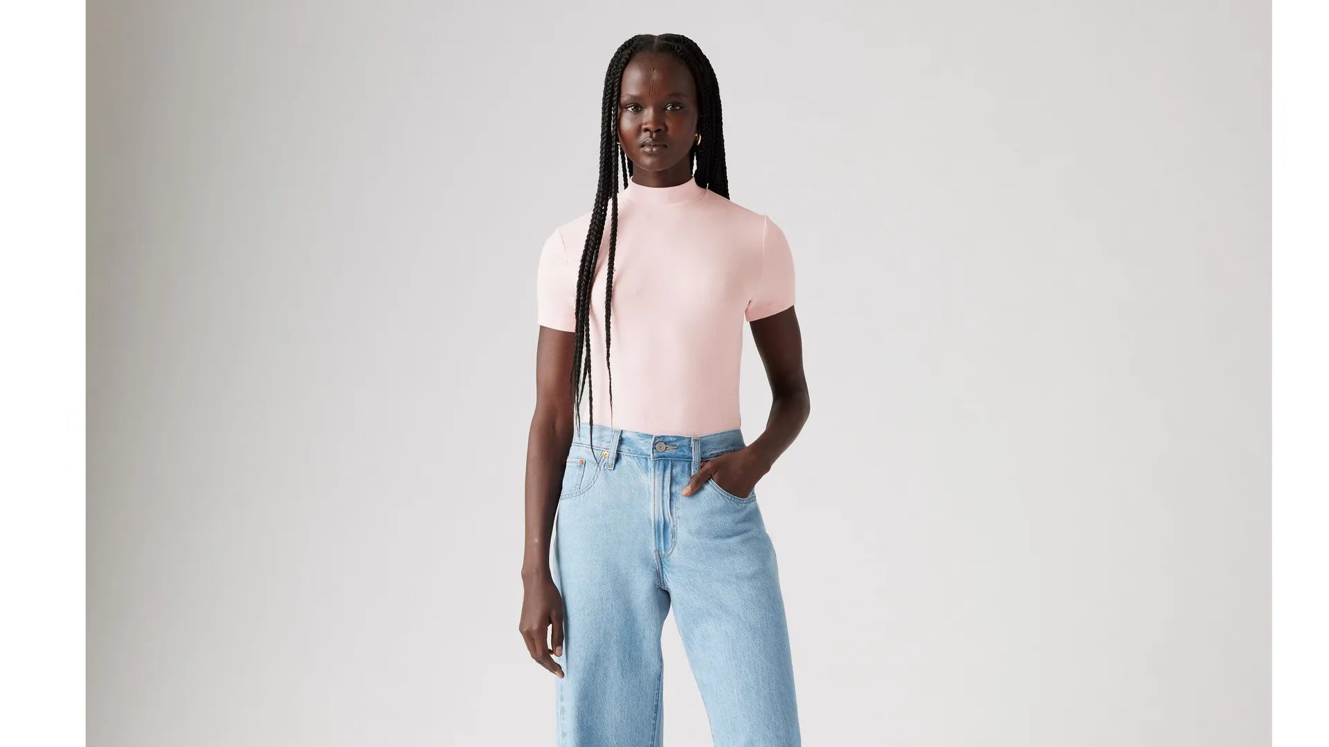 

Непринужденная футболка с короткими рукавами Levi's, розовый