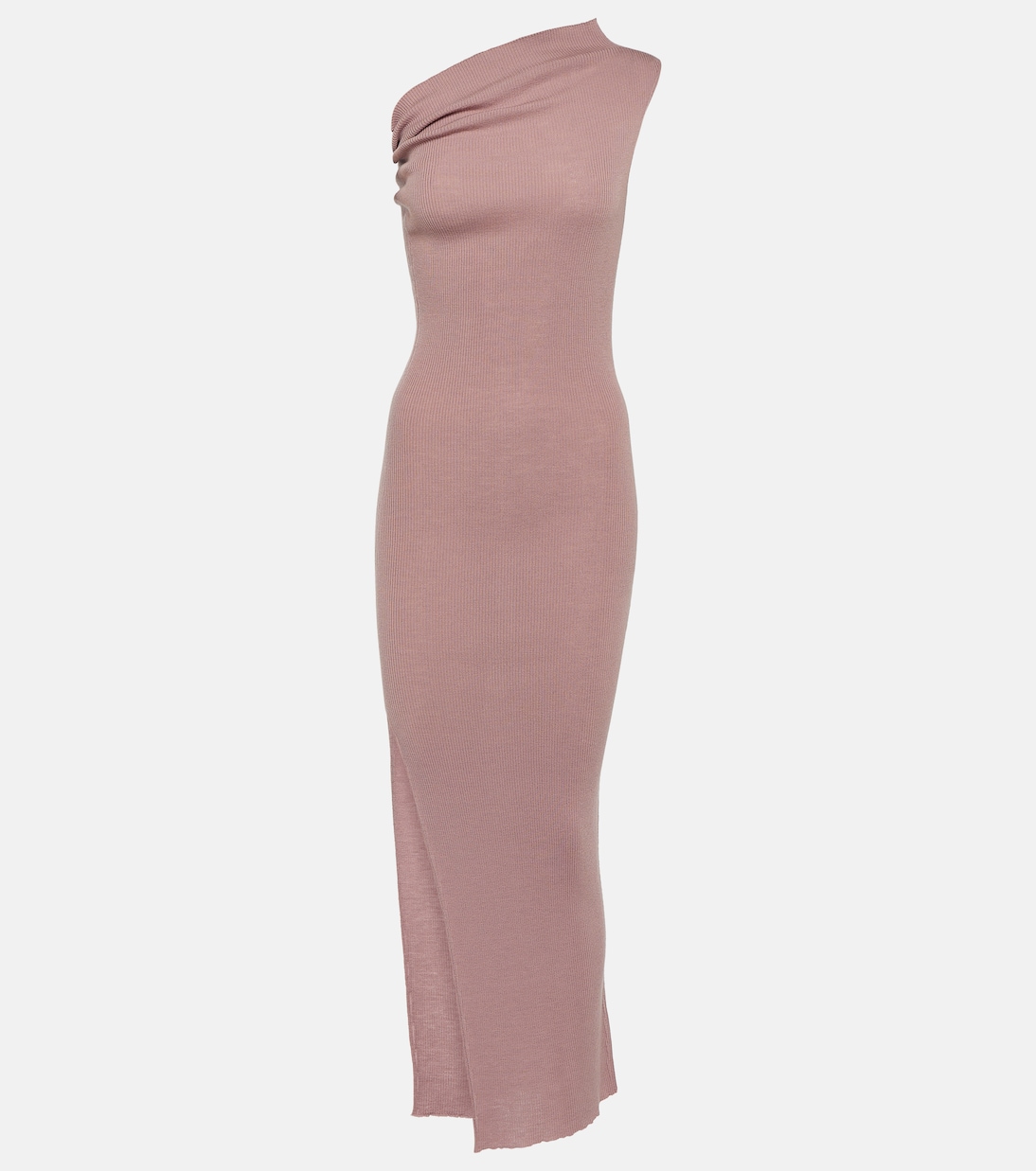 Платье макси athena из натуральной шерсти Rick Owens, розовый