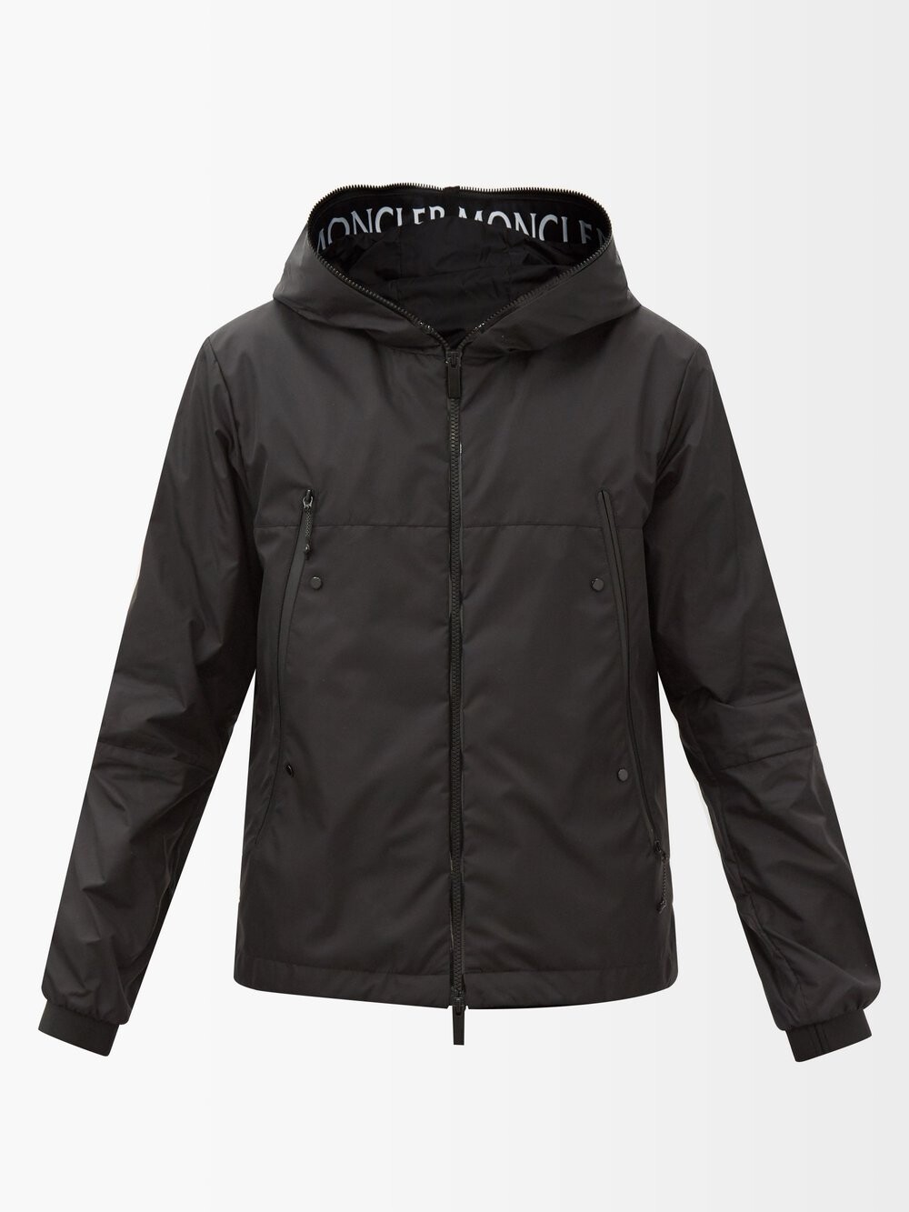 

Куртка junichi с капюшоном и логотипом Moncler, черный