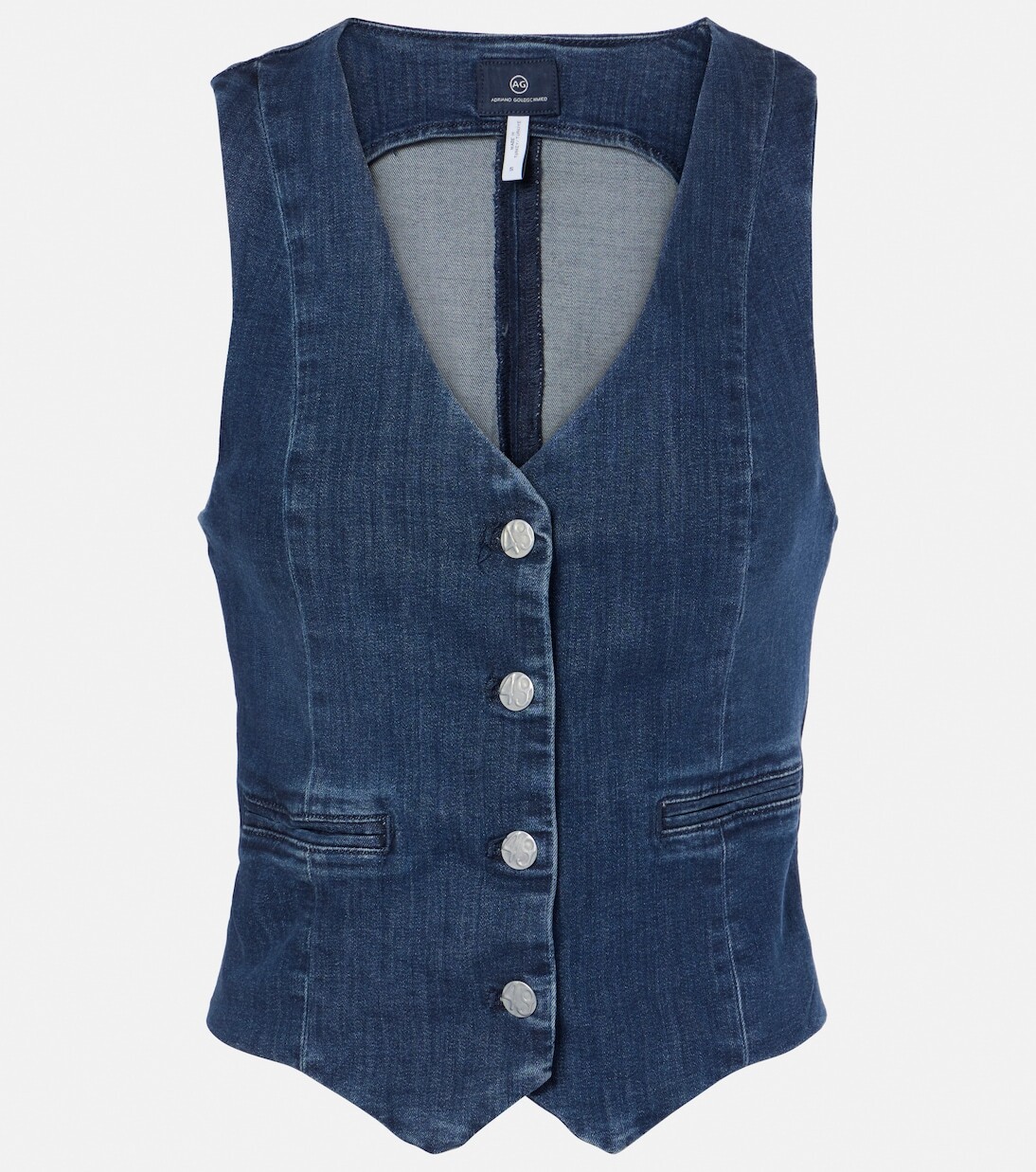 

Джинсовой жилет Ag Jeans, синий