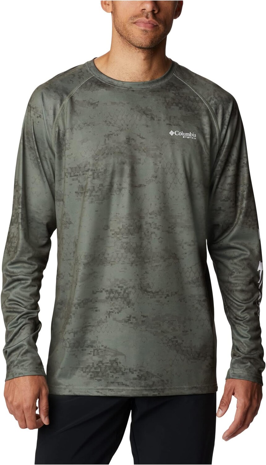 

Рубашка с длинным рукавом Super Terminal Tackle Columbia, цвет Cypress PFG Camo