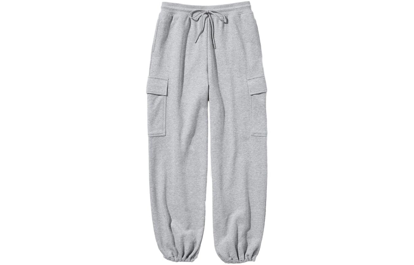 

Брюки-карго женские дымчато-серые Uniqlo