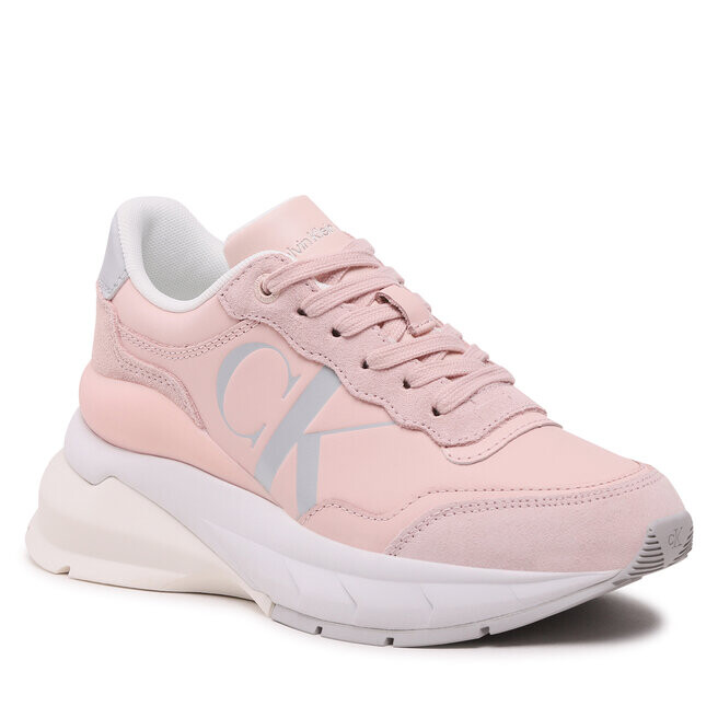 

Кроссовки Calvin Klein Jeans WedgeRunner Mix, розовый