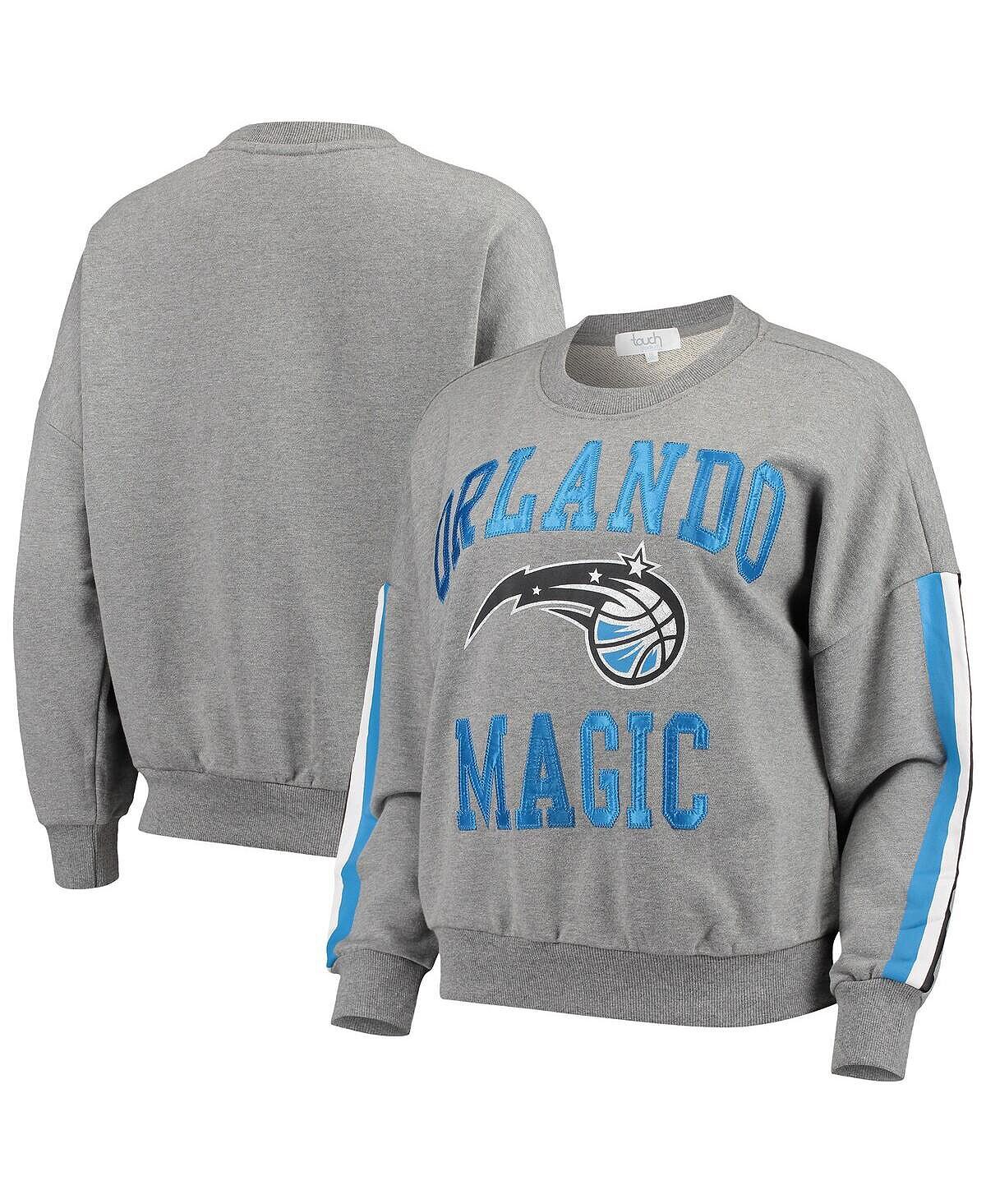 

Женский серый пуловер с напуском для новичков от Alyssa Milano Orlando Magic Rookie Touch, серый