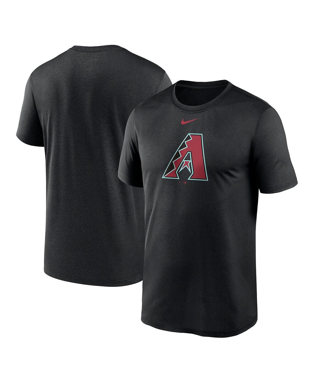 

Мужская черная футболка с логотипом Arizona Diamondbacks New Legend Nike