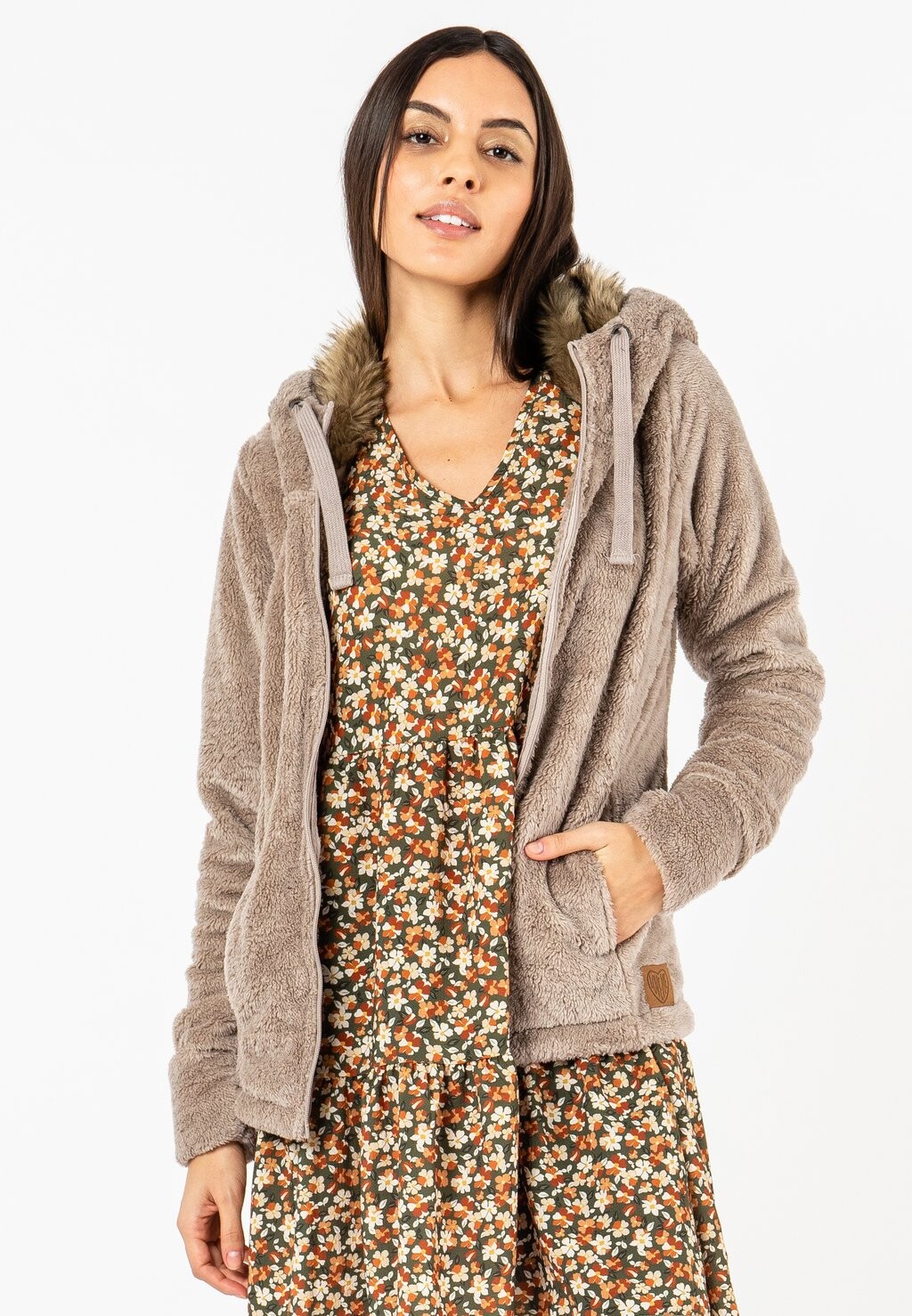 

Флисовая куртка Sublevel, цвет light brown