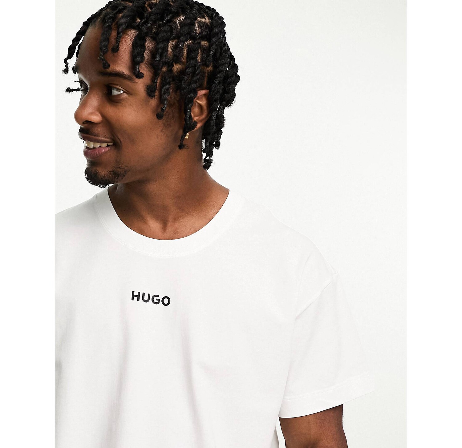 

Белая футболка HUGO Bodywear с логотипом, Белый