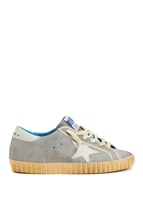 

Серые женские кожаные кроссовки super star Golden Goose