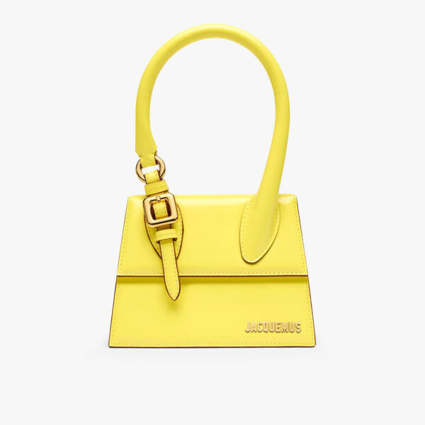 

Кожаная сумка Le chiquito moyen с верхней ручкой Jacquemus, желтый