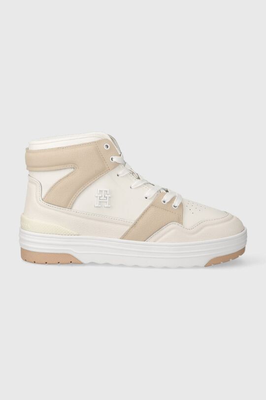 

Кожаные кроссовки TH HI BASKET SNEAKER Tommy Hilfiger, бежевый