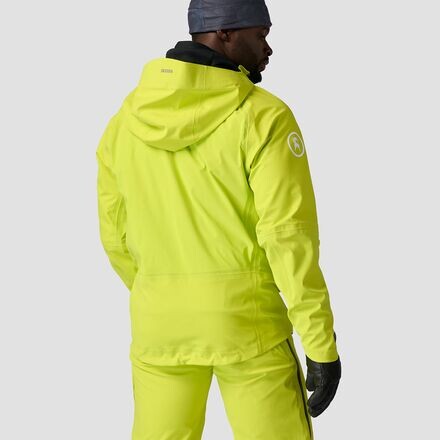 

Гибридная туристическая куртка GORE-TEX WINDSTOPPER мужская Backcountry, цвет Lime Punch