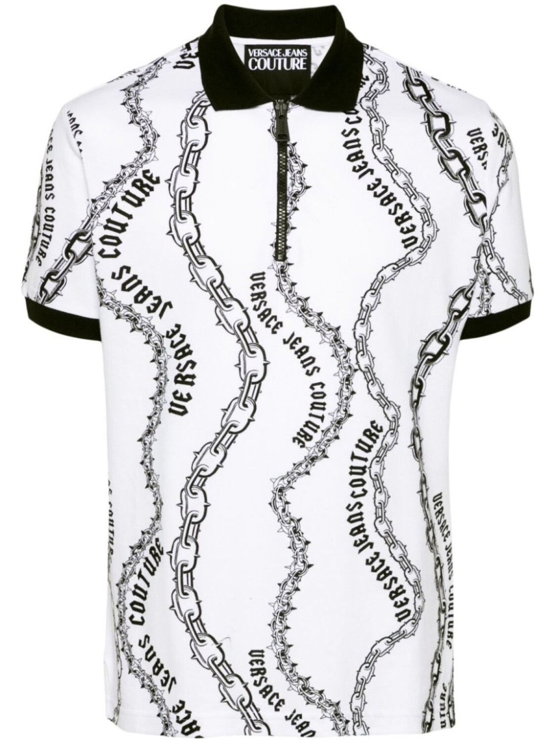 

Versace Jeans Couture рубашка поло Chain Couture, белый