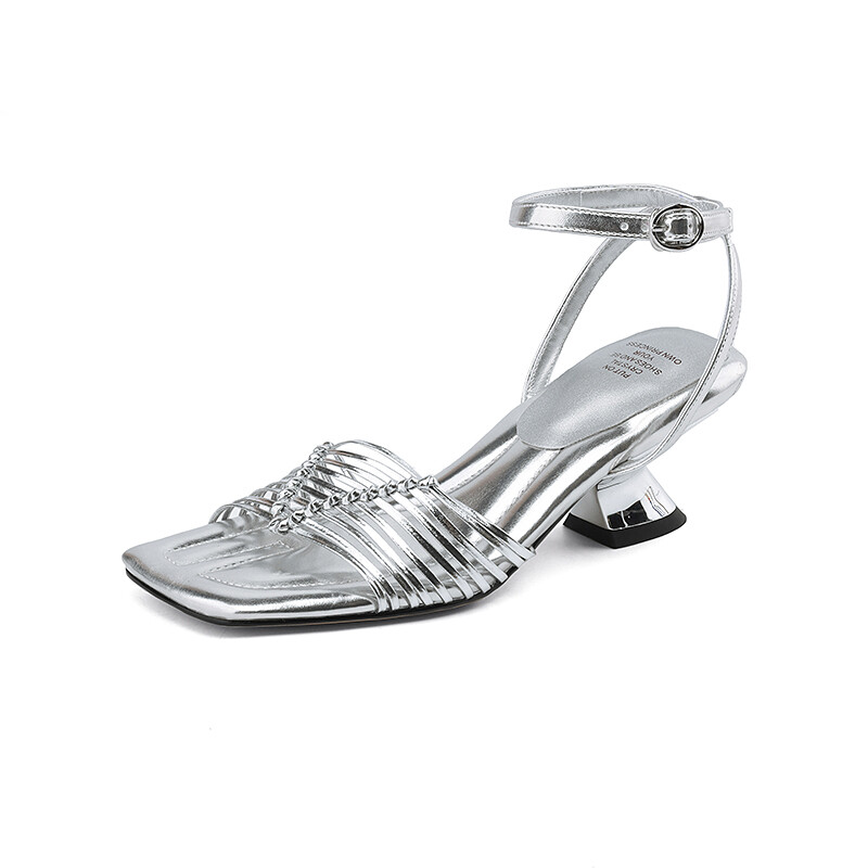 

Сандалии JIUXINGDAO One-Strap Sandals Women's, цвет Apricot