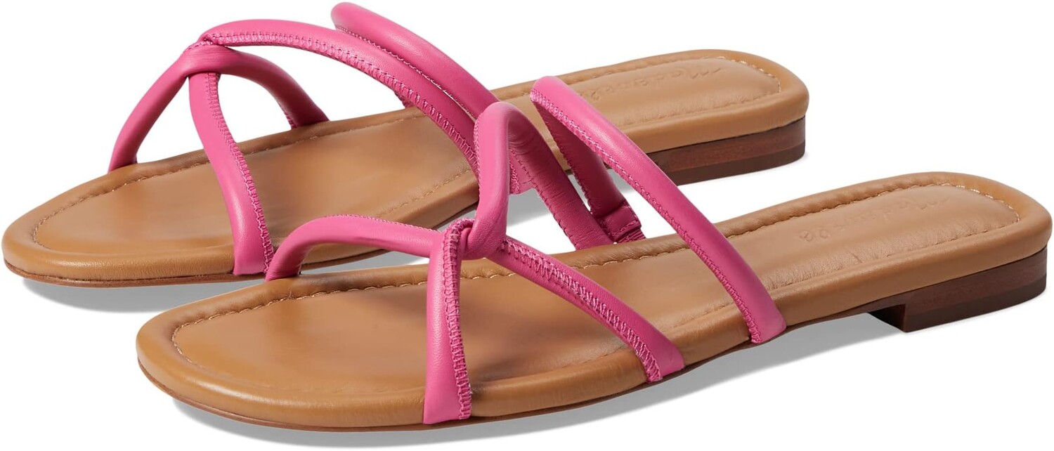 Сандалии на плоской подошве The Amel Slide Sandal Madewell, цвет Raspberry Frosting