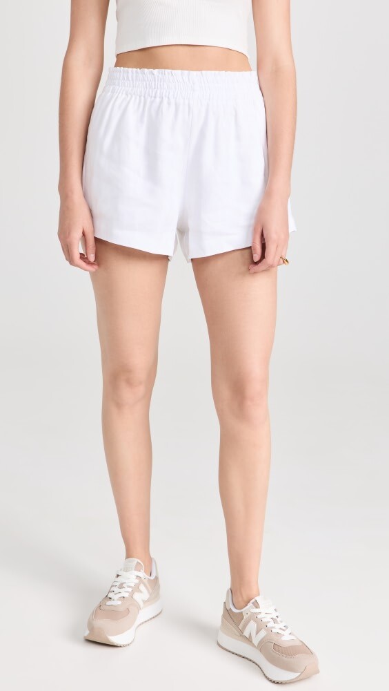 

Шорты Reformation Mila Linen, белый