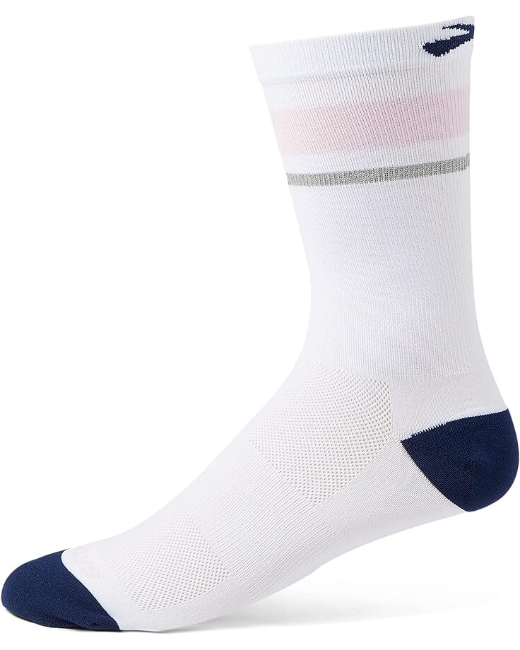

Носки Brooks Tempo Knit In Crew, цвет White/Metallic Stripe