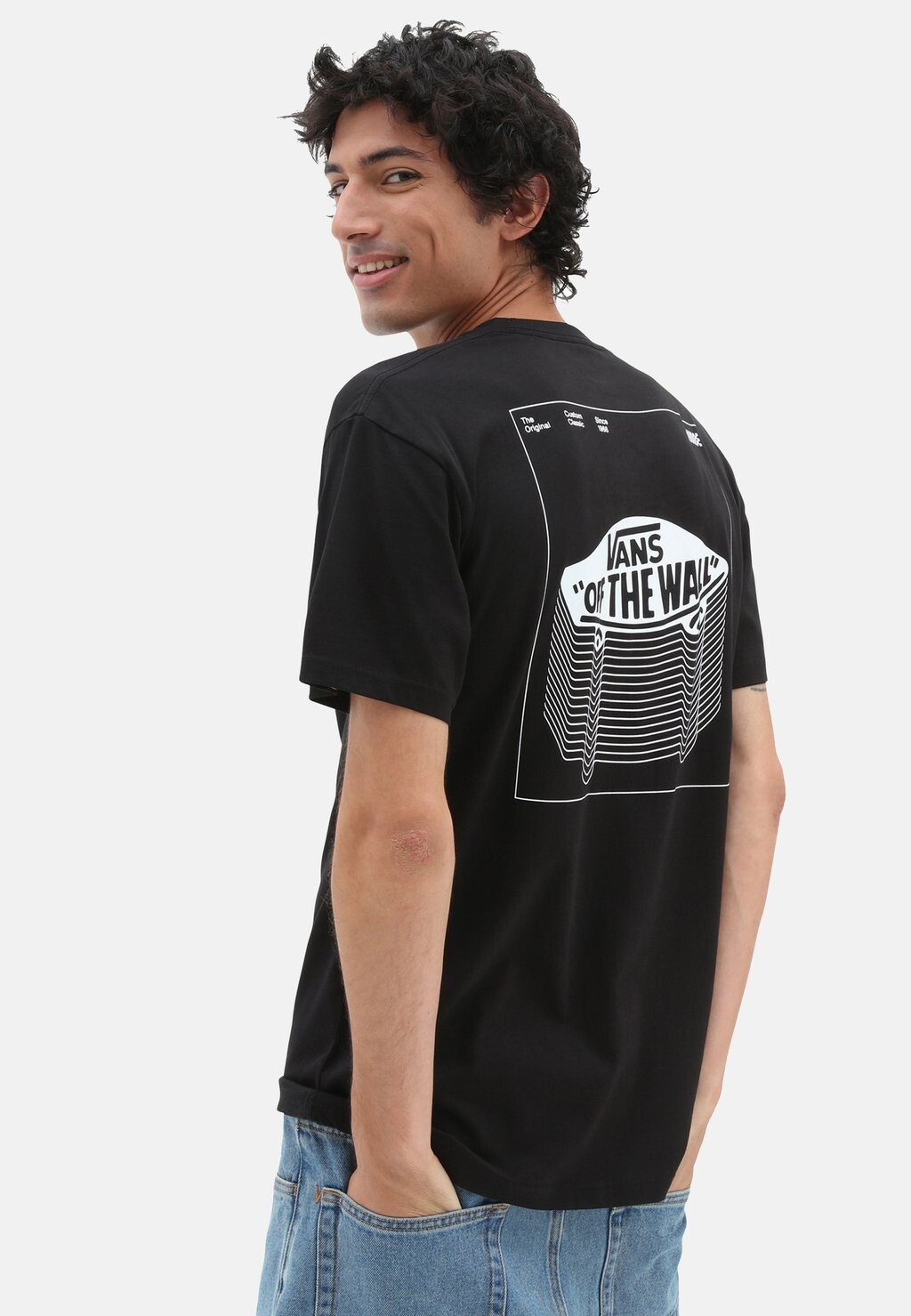 

Футболка с принтом Vans, черный