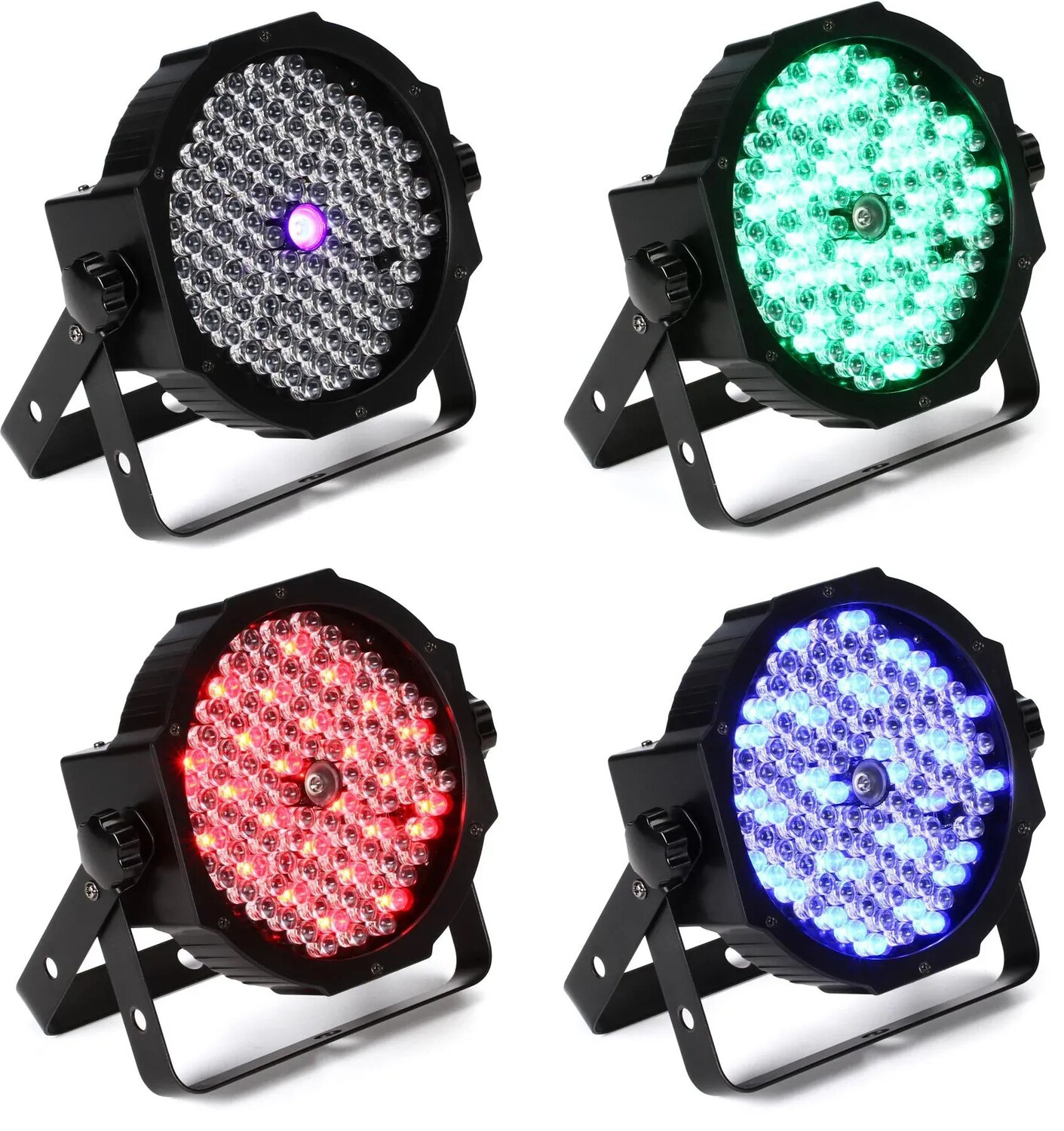 

Комплект ADJ Mega Flat Pak Plus RGB+UV Par (4 шт.)