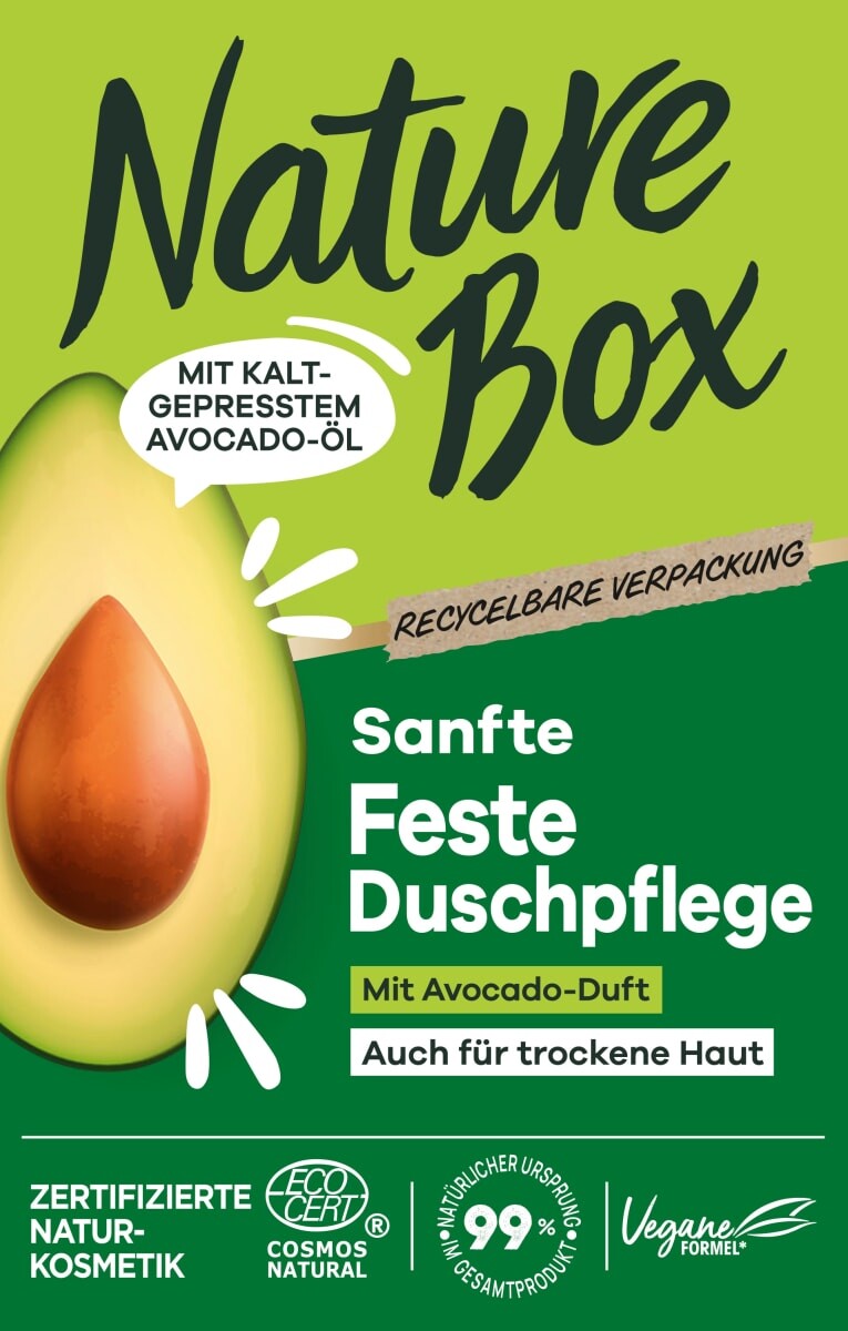 

Твердое масло авокадо для душа 100г Nature Box