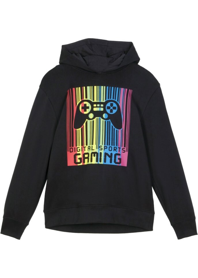 

Толстовка с капюшоном для мальчика Bpc Bonprix Collection, черный