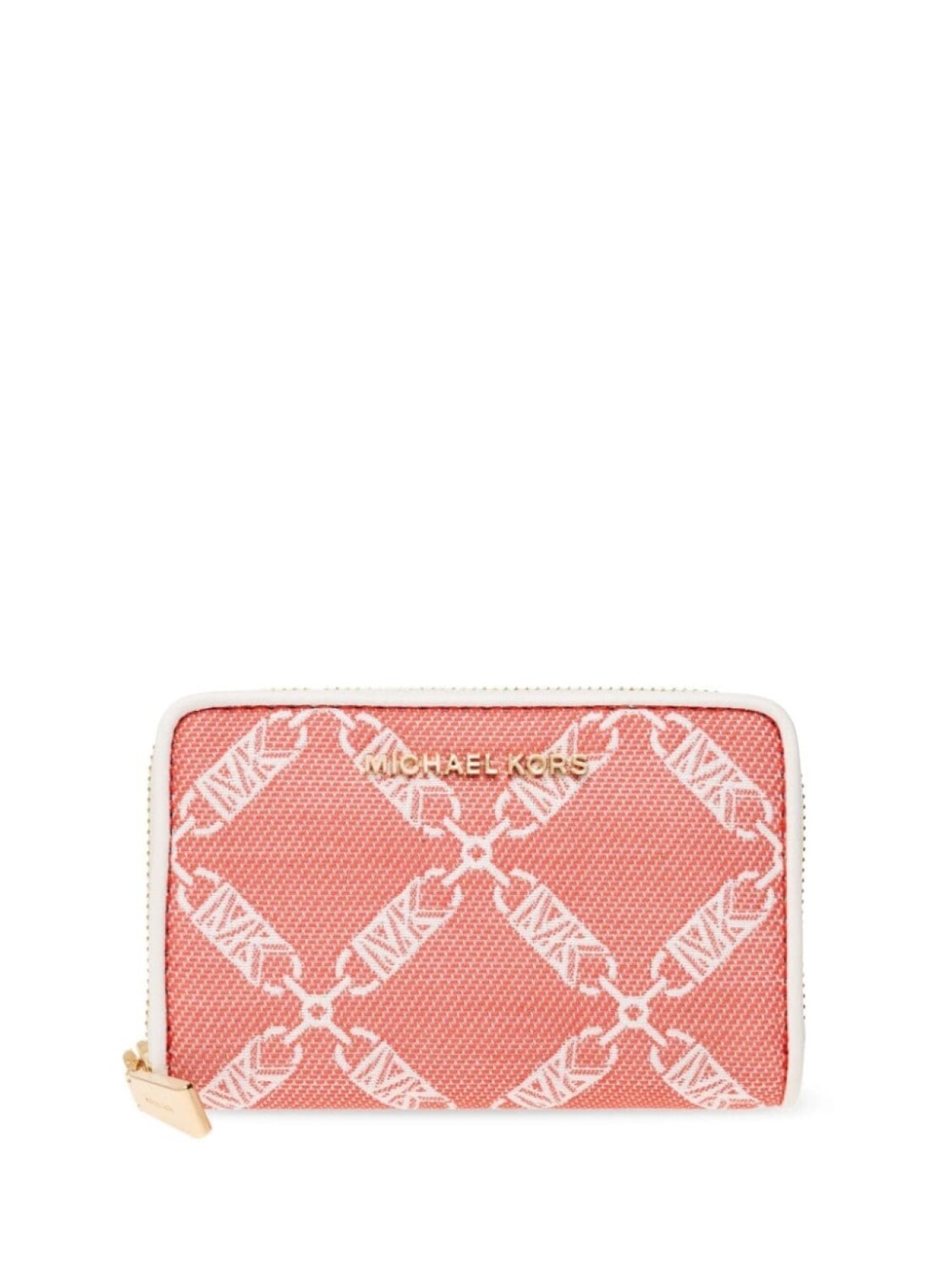 

Кошелек с жаккардовым логотипом Michael Michael Kors, красный